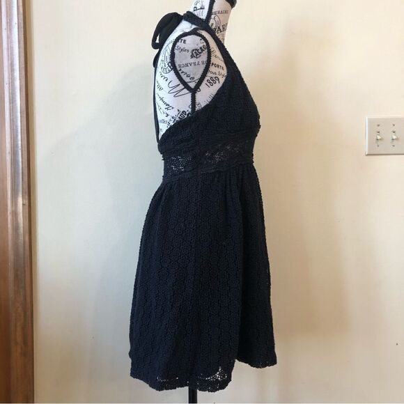 Free People So Sweetly Halter Crochet Mini Dress - Picture 7 of 11